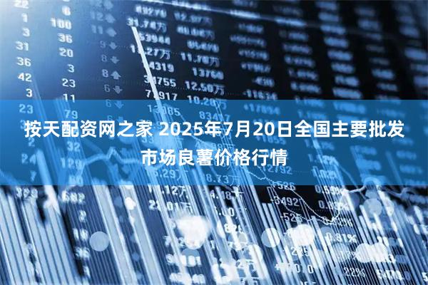 按天配资网之家 2025年7月20日全国主要批发市场良薯价格行情